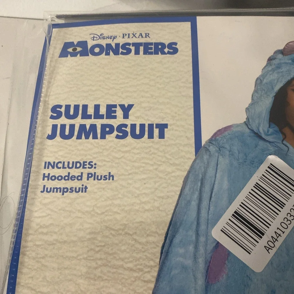 Adult Hooded Disney Monsters Inc Sulley Costume Size Small Spirit Halloween